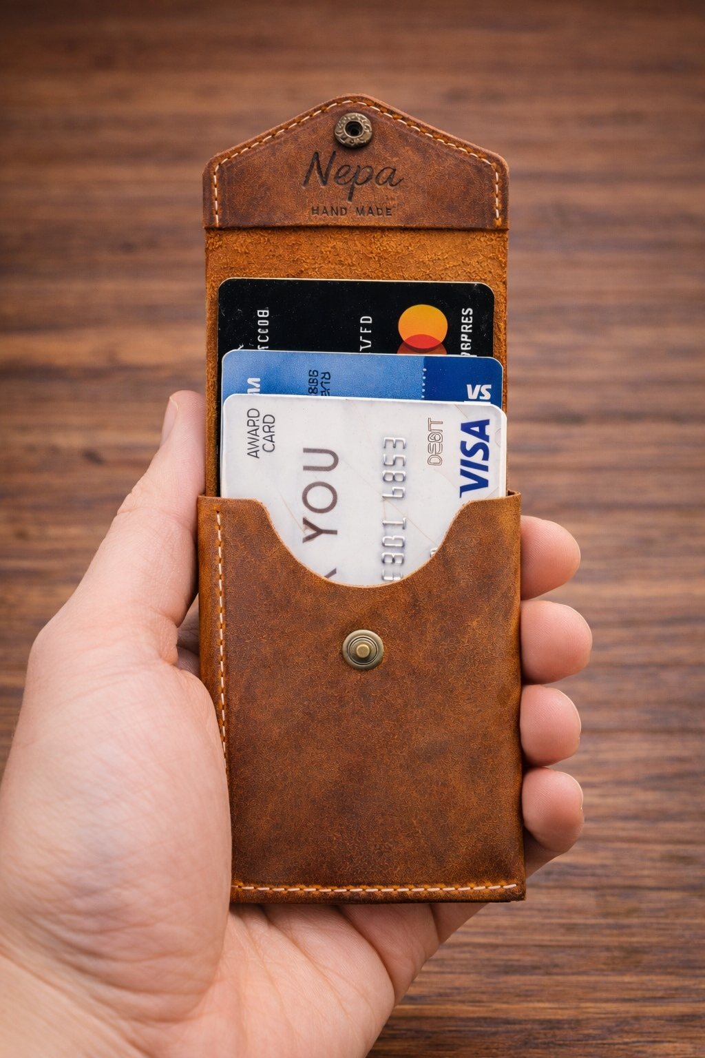 Nepa Slim Leather Card Wallet