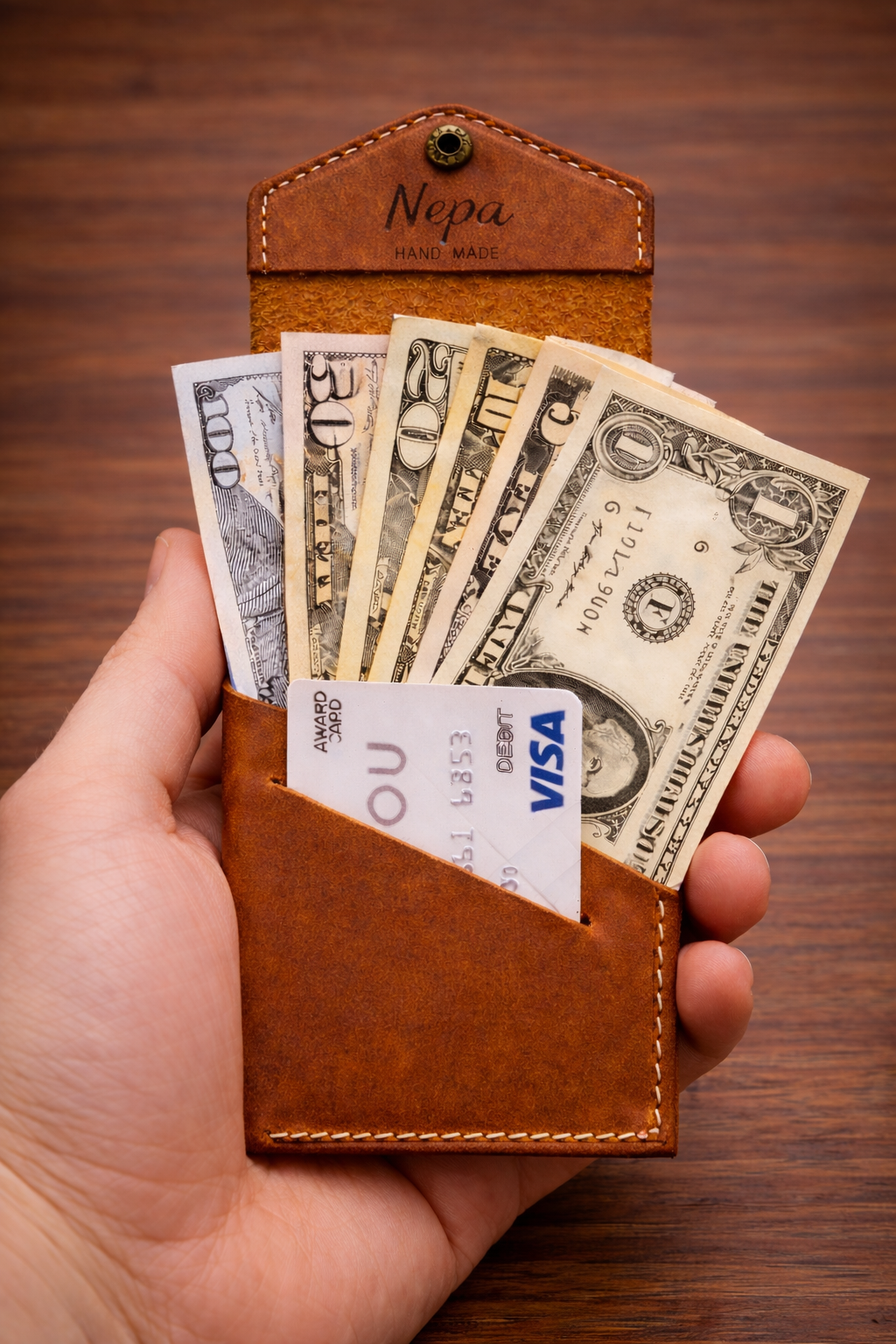 Nepa Slim Leather Card Wallet