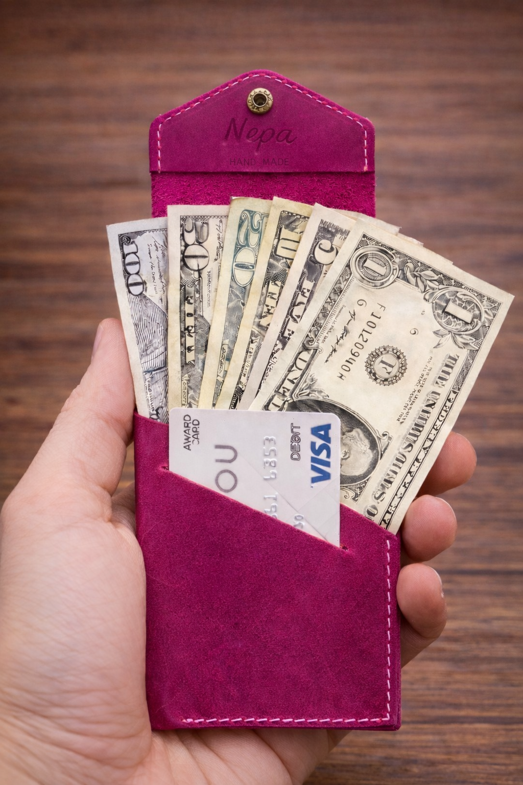 Nepa Slim Leather Card Wallet