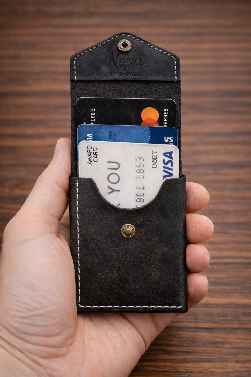 Nepa Slim Leather Card Wallet