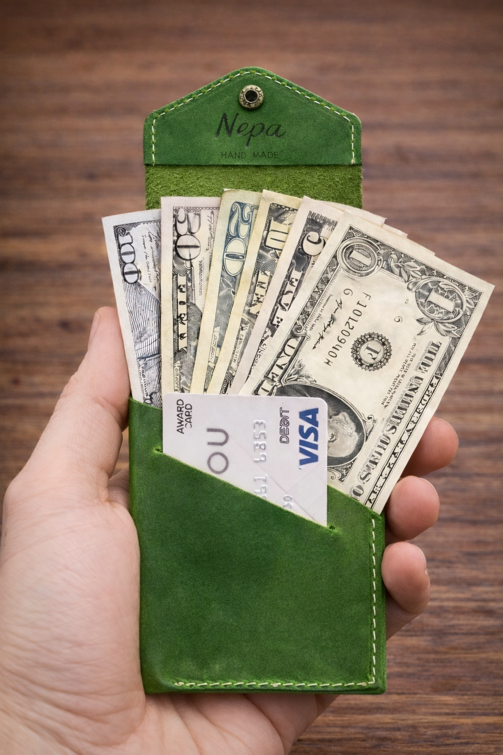 Nepa Slim Leather Card Wallet