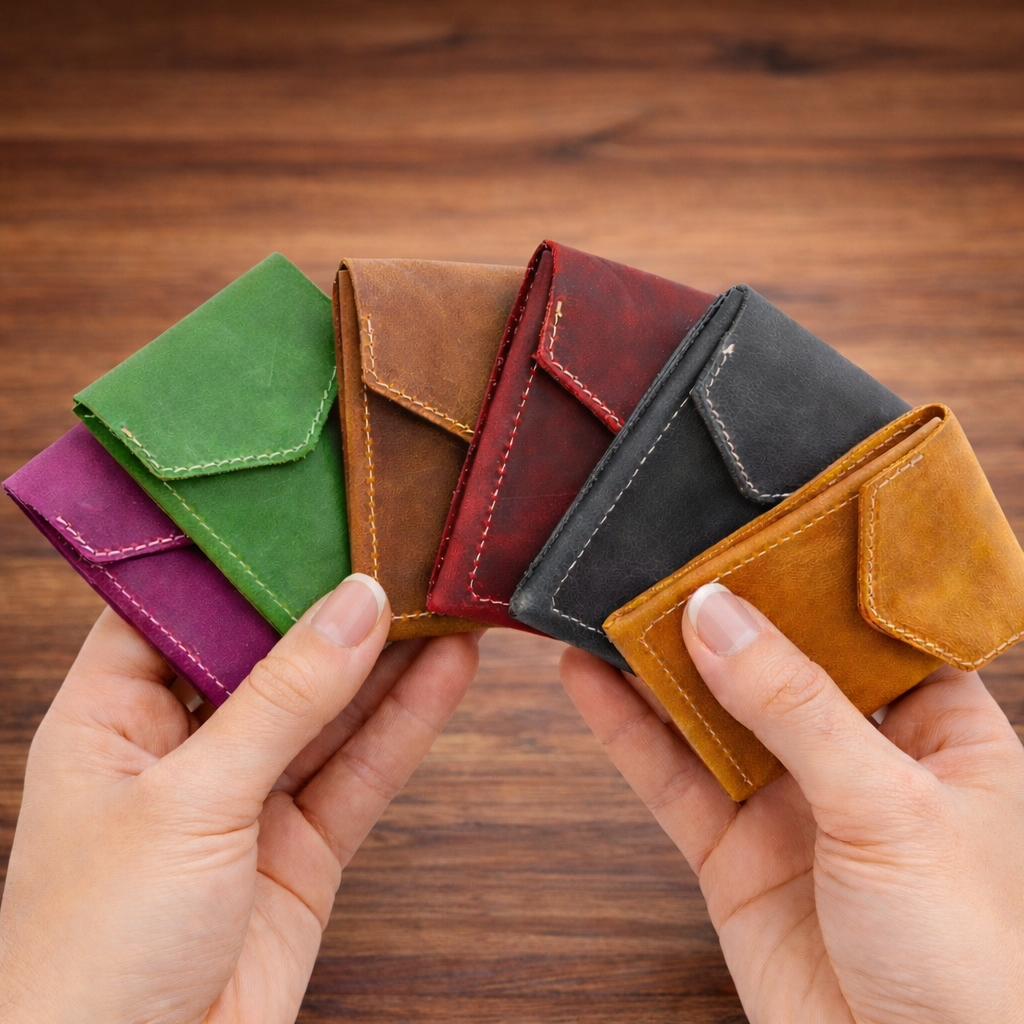 Nepa Slim Leather Card Wallet