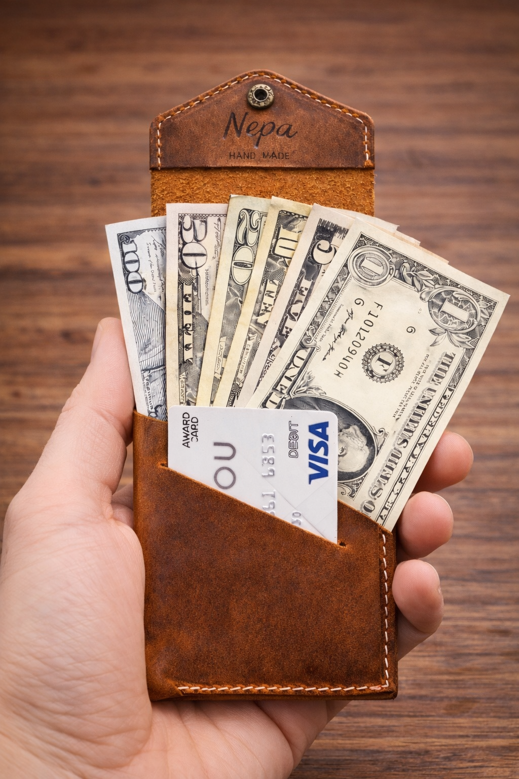 Nepa Slim Leather Card Wallet