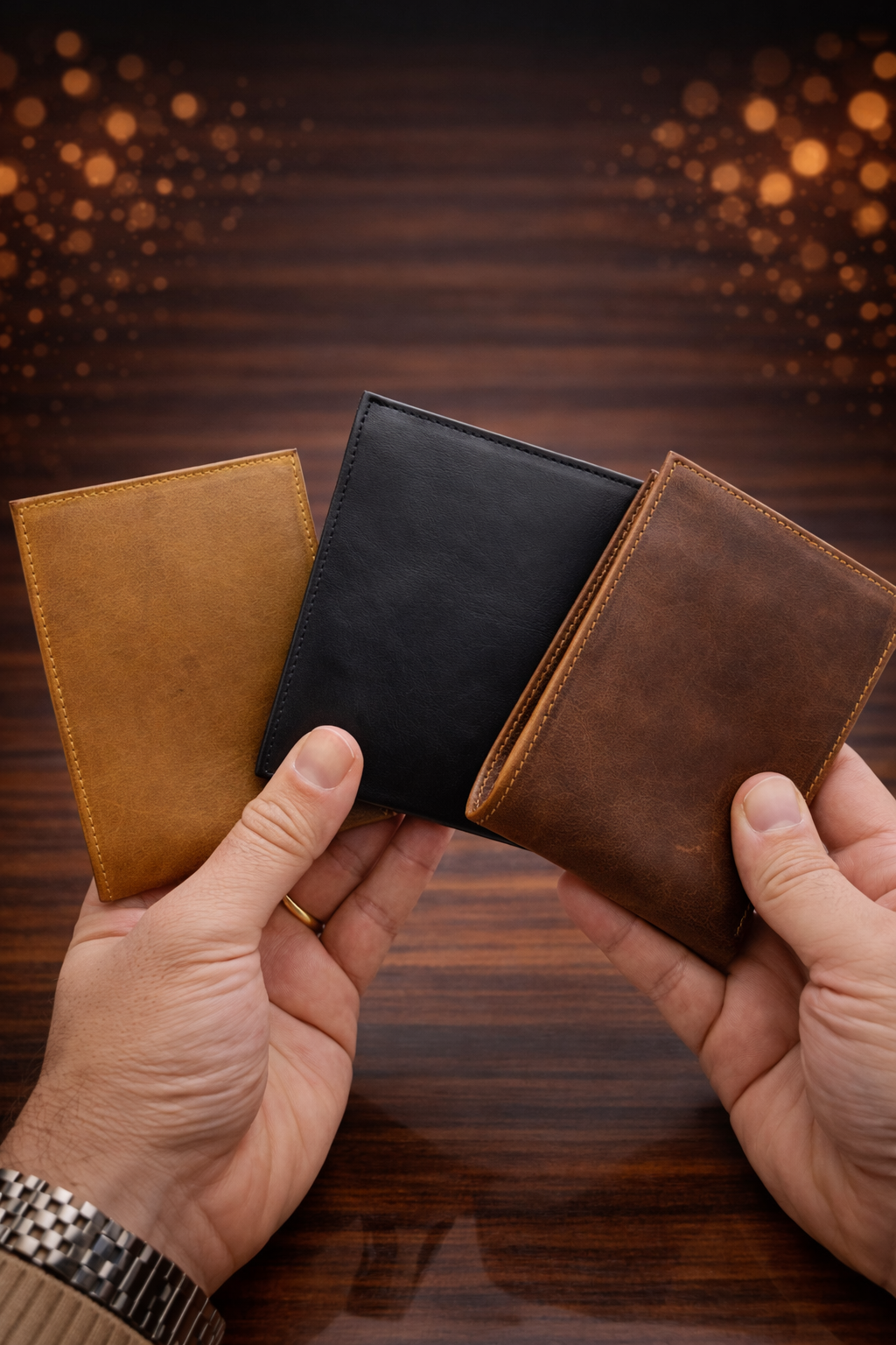 Nepa Classic Leather Bifold Wallet