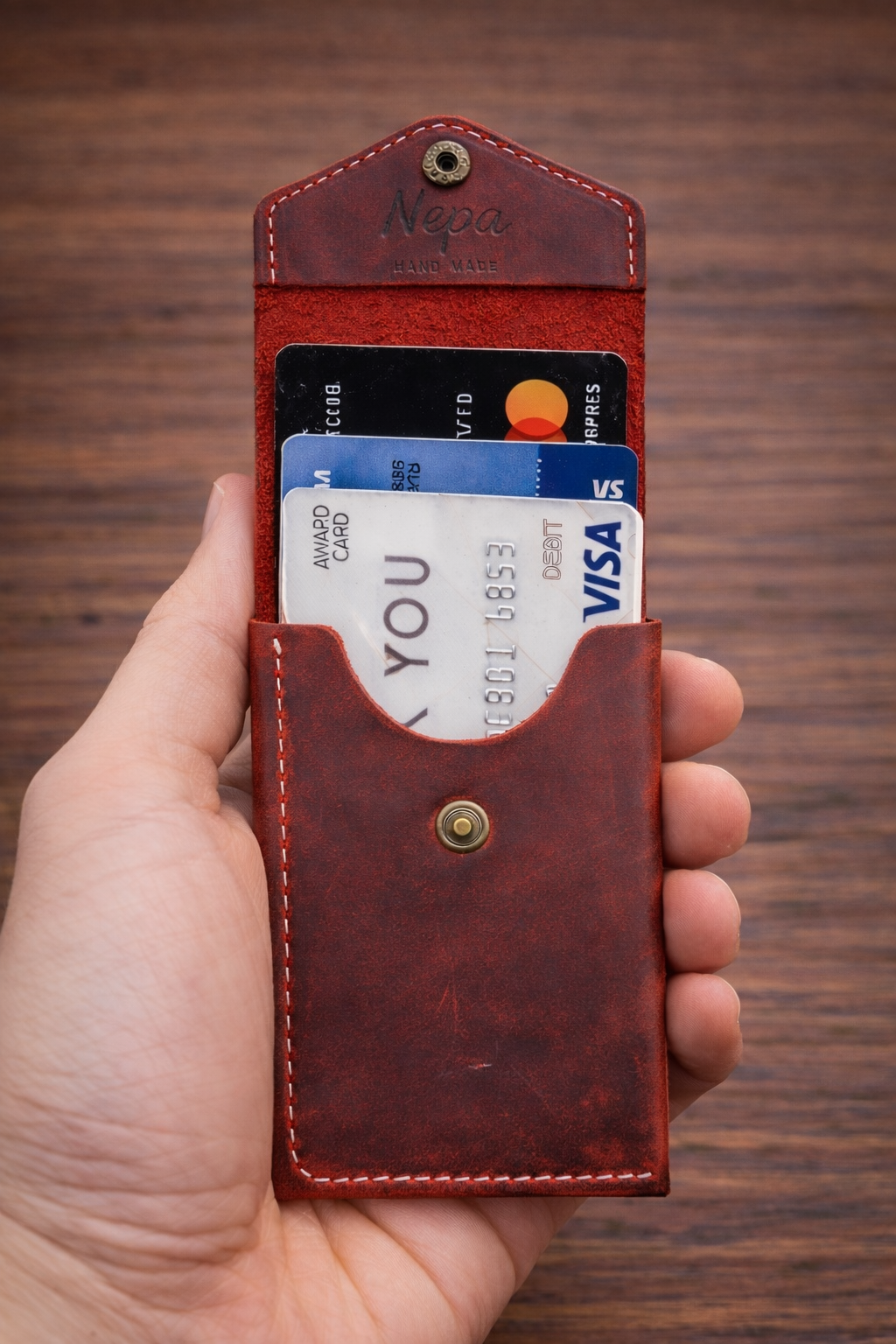 Nepa Slim Leather Card Wallet